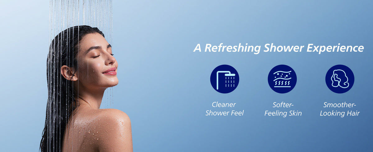 Philips Shower Filter, Visible Window & Clear Filter Cartridge, Chrome