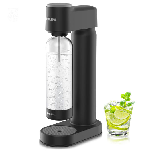 PHILIPS Sparkling Water Maker, Soda Maker Machine with 1L Quick Twist Carbonating Bottle