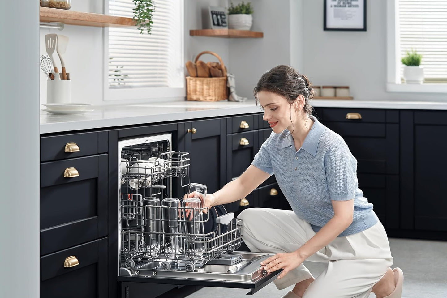 PHILIPS 16.9 Oz Glass Bottles for ADD5930 Countertop Reverse Osmosis Water Filter Dispenser, Stainless Steel Leak Proof Lid BPA Free, 2 Pack