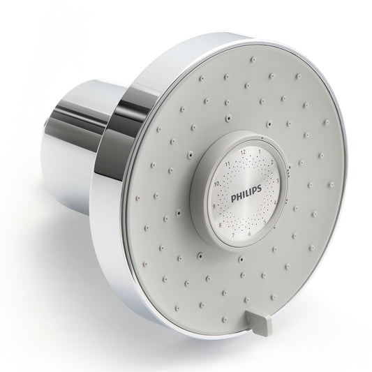 Philips Lunar Filtered Shower Head, High Pressure Shower Head with Filters for Hard Water, 3 Spray Modes & Replacement Reminder, Helps Reduce 99% Chlorine for Softer Skin & Smoother Hair (Chrome)