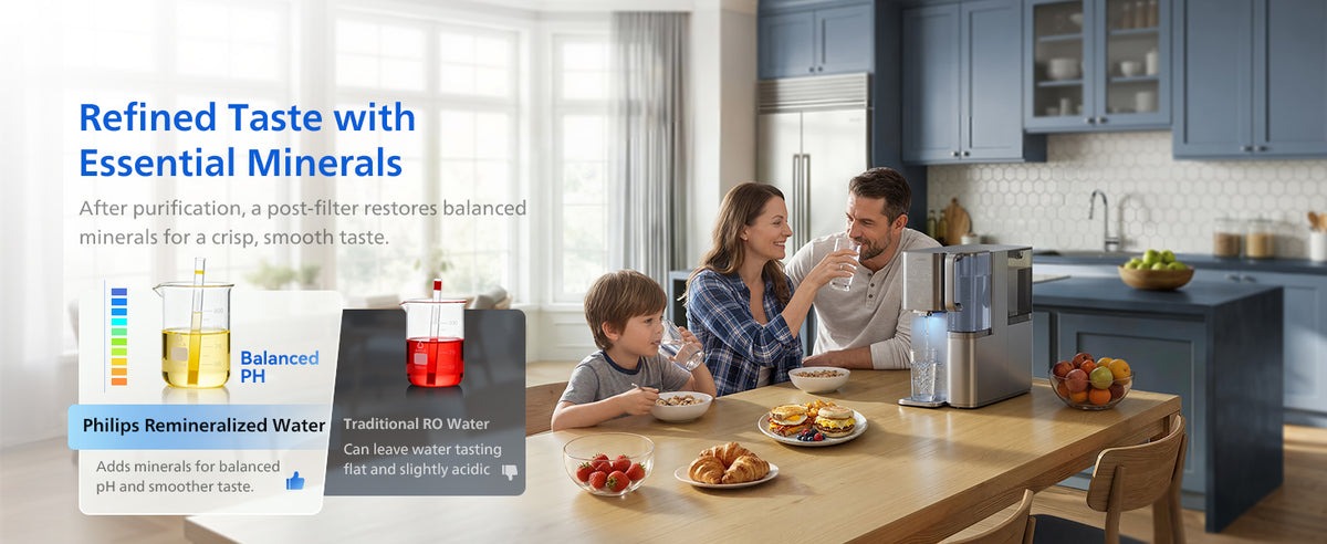 Philips Reverse Osmosis Water Dispenser Countertop, RO Cold and Hot Water, NSF/ANSI 372 Certified, ADD6928DG